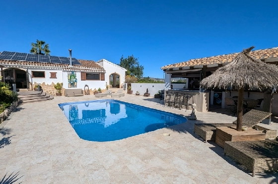 Villa in Javea zu verkaufen, Zona de estar 386 m², Klimaanlage, Terreno 4596 m², 4 Schlafzimmer, 4 Badezimmer, Pool, ref.: AVS-57604-26