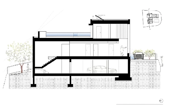 Villa in Moraira(Benimeit) zu verkaufen, Zona de estar 310 m², Terreno 817 m², 3 Schlafzimmer, 2 Badezimmer, Pool, ref.: COB-8248MOR-10535-1