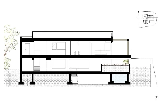 Villa in Moraira(Benimeit) zu verkaufen, Zona de estar 310 m², Terreno 817 m², 3 Schlafzimmer, 2 Badezimmer, Pool, ref.: COB-8248MOR-10535-2