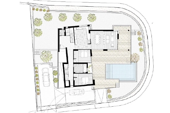 Villa in Moraira(Benimeit) zu verkaufen, Zona de estar 310 m², Terreno 817 m², 3 Schlafzimmer, 2 Badezimmer, Pool, ref.: COB-8248MOR-10535-21