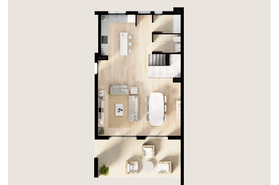 Villa in Finestrat(Balcon de Finestrat) zu verkaufen, Zona de estar 158 m², Terreno 431 m², 4 Schlafzimmer, 3 Badezimmer, Pool, ref.: TW-BREEZE-74-17