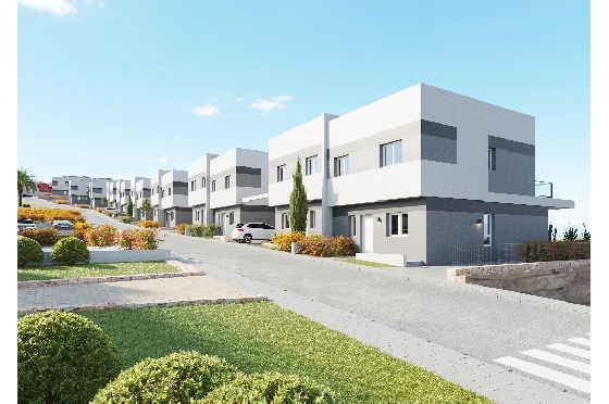 Villa in Finestrat(Balcon de Finestrat) zu verkaufen, Zona de estar 158 m², Terreno 431 m², 4 Schlafzimmer, 3 Badezimmer, Pool, ref.: TW-BREEZE-74-4