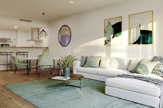 Doppelhaushälfte in Monforte Del Cid(Alenda Golf) zu verkaufen, Zona de estar 123 m², Terreno 156 m², 3 Schlafzimmer, 2 Badezimmer, Pool, ref.: TW-ALLURE-13-13