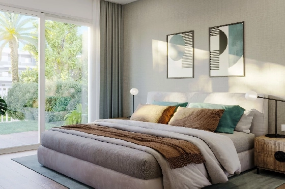 Doppelhaushälfte in Monforte Del Cid(Alenda Golf) zu verkaufen, Zona de estar 123 m², Terreno 156 m², 3 Schlafzimmer, 2 Badezimmer, Pool, ref.: TW-ALLURE-13-15