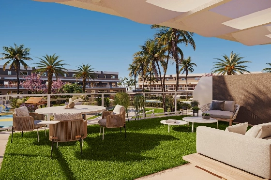 Doppelhaushälfte in Monforte Del Cid(Alenda Golf) zu verkaufen, Zona de estar 123 m², Terreno 156 m², 3 Schlafzimmer, 2 Badezimmer, Pool, ref.: TW-ALLURE-13-7