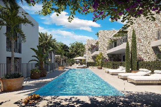 Apartment in Sant Elm zu verkaufen, Zona de estar 91 m², Terreno 140 m², 3 Schlafzimmer, 2 Badezimmer, Pool, ref.: TW-ECLIPSE-2-0-3-1