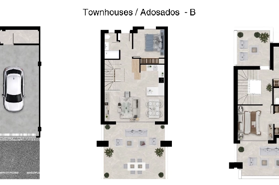 Stadthaus in La Cala De Mijas(La Cala Golf Resort) zu verkaufen, Zona de estar 208 m², Terreno 255 m², 3 Schlafzimmer, 3 Badezimmer, ref.: TW-THE-MEADOWS-4-24