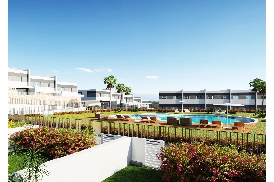 Stadthaus in Finestrat(Balcon de Finestrat) zu verkaufen, Zona de estar 118 m², Terreno 237 m², 3 Schlafzimmer, 3 Badezimmer, Pool, ref.: TW-NATURE-34-4