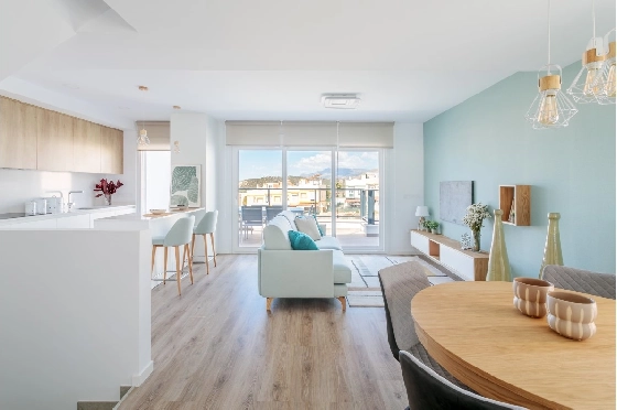 Stadthaus in Finestrat(Balcon de Finestrat) zu verkaufen, Zona de estar 118 m², Terreno 237 m², 3 Schlafzimmer, 3 Badezimmer, Pool, ref.: TW-NATURE-34-8