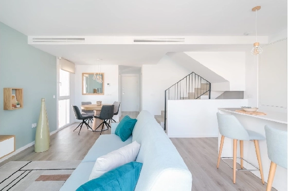 Stadthaus in Finestrat(Balcon de Finestrat) zu verkaufen, Zona de estar 118 m², Terreno 237 m², 3 Schlafzimmer, 3 Badezimmer, Pool, ref.: TW-NATURE-34-9