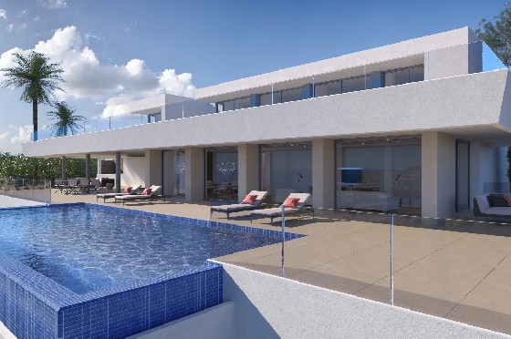 Villa in Benitachell(Cumbre del Sol) zu verkaufen, Zona de estar 506 m², Terreno 2393 m², 6 Schlafzimmer, 7 Badezimmer, Pool, ref.: VA-21294-2