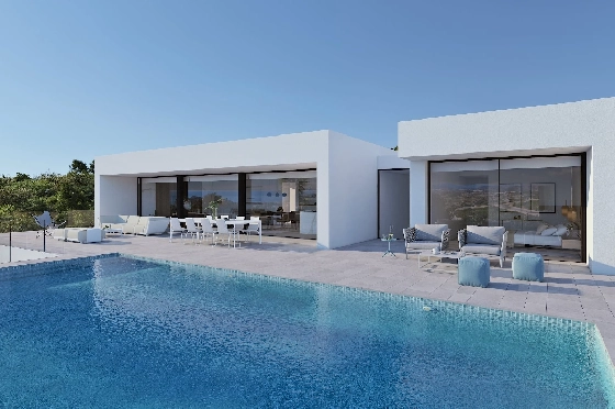 Villa in Benitachell(Cumbre del Sol) zu verkaufen, Zona de estar 313 m², Terreno 1338 m², 4 Schlafzimmer, 6 Badezimmer, Pool, ref.: VA-21558-5