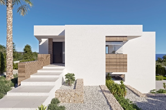 Villa in Benitachell(Cumbre del Sol) zu verkaufen, Zona de estar 253 m², Terreno 951 m², 3 Schlafzimmer, 4 Badezimmer, Pool, ref.: VA-22477-1