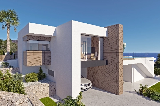 Villa in Benitachell(Cumbre del Sol) zu verkaufen, Zona de estar 253 m², Terreno 951 m², 3 Schlafzimmer, 4 Badezimmer, Pool, ref.: VA-22477-2