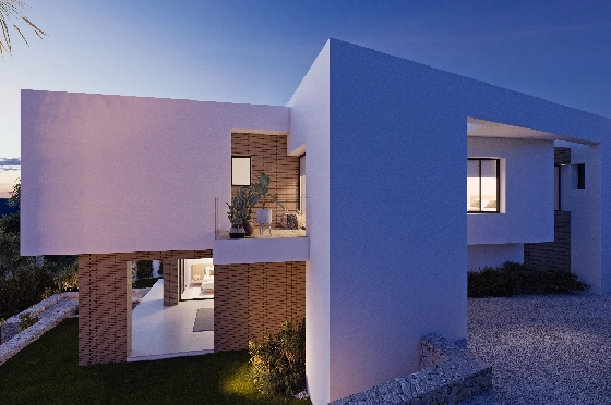 Villa in Benitachell(Cumbre del Sol) zu verkaufen, Zona de estar 253 m², Terreno 951 m², 3 Schlafzimmer, 4 Badezimmer, Pool, ref.: VA-22477-8