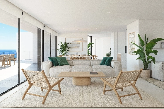 Villa in Benitachell(Cumbre del Sol) zu verkaufen, Zona de estar 266 m², Terreno 1000 m², 3 Schlafzimmer, 4 Badezimmer, Pool, ref.: VA-22487-4
