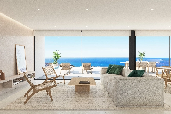 Villa in Benitachell(Cumbre del Sol) zu verkaufen, Zona de estar 266 m², Terreno 1000 m², 3 Schlafzimmer, 4 Badezimmer, Pool, ref.: VA-22487-5