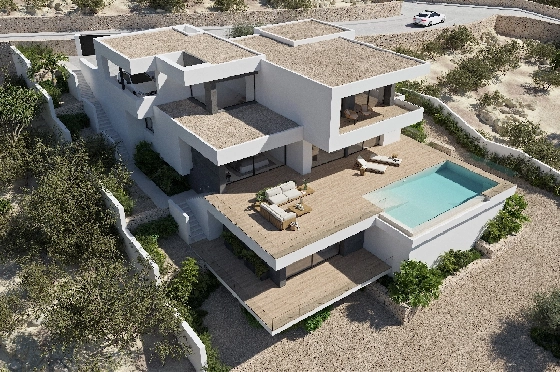 Villa in Benitachell(Cumbre del Sol) zu verkaufen, Zona de estar 272 m², Terreno 1020 m², 3 Schlafzimmer, 4 Badezimmer, Pool, ref.: VA-22646-4