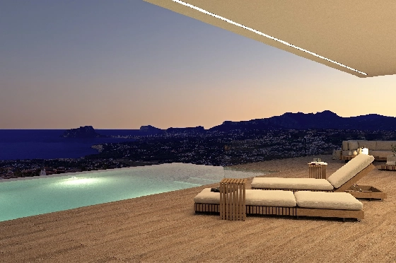 Villa in Benitachell(Cumbre del Sol) zu verkaufen, Zona de estar 272 m², Terreno 1020 m², 3 Schlafzimmer, 4 Badezimmer, Pool, ref.: VA-22646-5