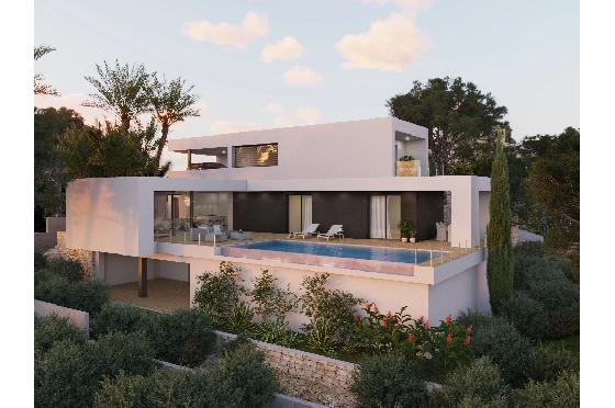 Villa in Benitachell(Cumbre del Sol) zu verkaufen, Zona de estar 190 m², Terreno 817 m², 3 Schlafzimmer, 4 Badezimmer, Pool, ref.: VA-22894-2