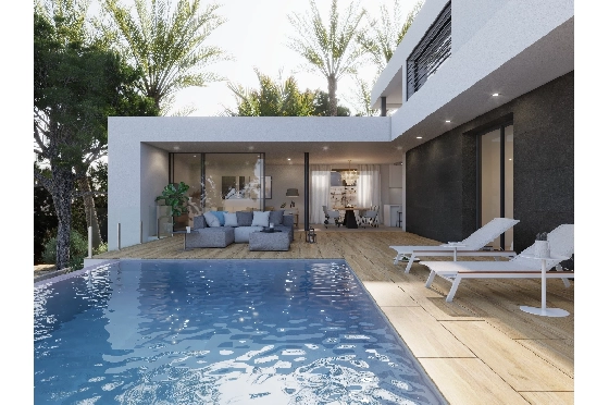 Villa in Benitachell(Cumbre del Sol) zu verkaufen, Zona de estar 190 m², Terreno 817 m², 3 Schlafzimmer, 4 Badezimmer, Pool, ref.: VA-22894-3