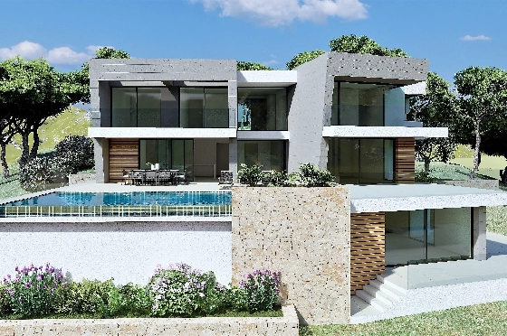 Villa in Benitachell(Benitatxell) zu verkaufen, Zona de estar 298 m², Terreno 1149 m², 3 Schlafzimmer, 4 Badezimmer, Pool, ref.: VA-22941-2