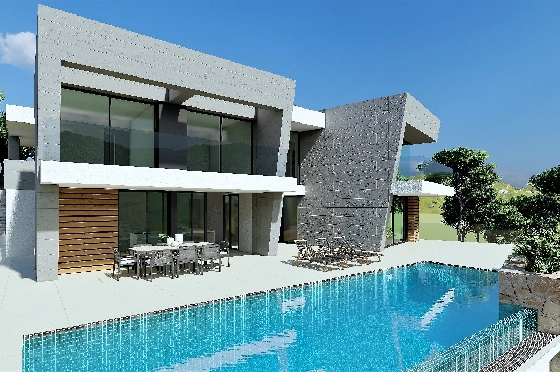 Villa in Benitachell(Benitatxell) zu verkaufen, Zona de estar 298 m², Terreno 1149 m², 3 Schlafzimmer, 4 Badezimmer, Pool, ref.: VA-22941-6