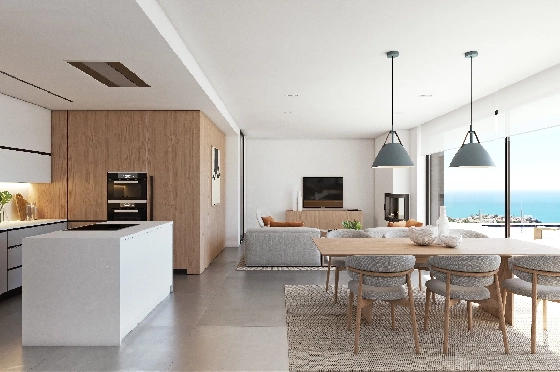 Villa in Benitachell(Benitatxell) zu verkaufen, Zona de estar 215 m², Terreno 824 m², 3 Schlafzimmer, 4 Badezimmer, Pool, ref.: VA-23232-5