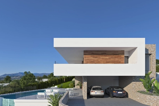 Villa in Benitachell(Cumbre del Sol) zu verkaufen, Zona de estar 267 m², Terreno 963 m², 3 Schlafzimmer, 4 Badezimmer, Pool, ref.: VA-23300-1