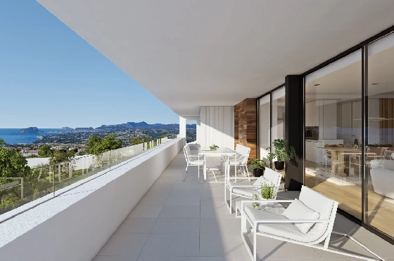 Villa in Benitachell(Cumbre del Sol) zu verkaufen, Zona de estar 267 m², Terreno 963 m², 3 Schlafzimmer, 4 Badezimmer, Pool, ref.: VA-23300-5