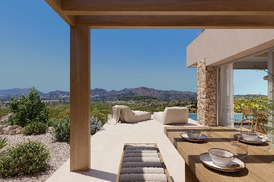 Villa in Lliber(Vall de Pop) zu verkaufen, Zona de estar 165 m², Terreno 439 m², 3 Schlafzimmer, 3 Badezimmer, Pool, ref.: VA-23426-4