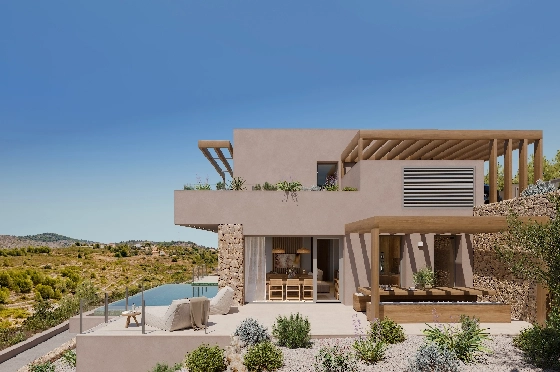 Villa in Lliber(Vall de Pop) zu verkaufen, Zona de estar 165 m², Terreno 473 m², 3 Schlafzimmer, 3 Badezimmer, Pool, ref.: VA-23427-11