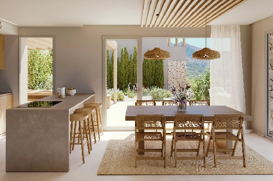 Villa in Lliber(Vall de Pop) zu verkaufen, Zona de estar 165 m², Terreno 473 m², 3 Schlafzimmer, 3 Badezimmer, Pool, ref.: VA-23427-8