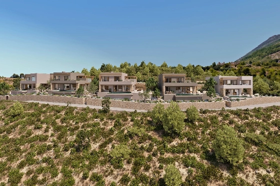 Villa in Lliber(Vall de Pop) zu verkaufen, Zona de estar 165 m², Terreno 437 m², 3 Schlafzimmer, 3 Badezimmer, Pool, ref.: VA-23429-1