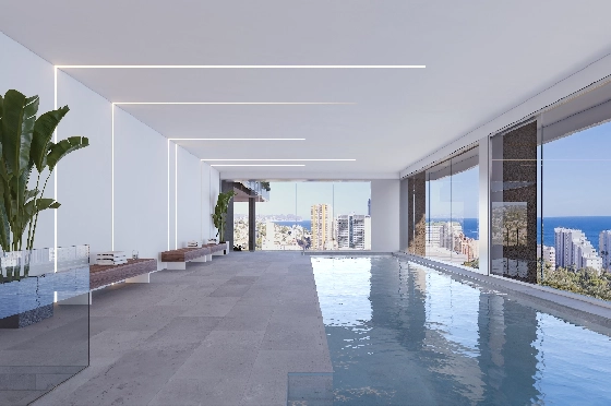 Apartment in Calpe(Calpe) zu verkaufen, Zona de estar 91 m², 2 Schlafzimmer, 2 Badezimmer, Pool, ref.: VA-EBB13-1