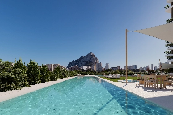 Apartment in Calpe(Calpe) zu verkaufen, Zona de estar 91 m², 2 Schlafzimmer, 2 Badezimmer, Pool, ref.: VA-EBB13-15