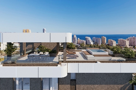 Apartment in Calpe(Calpe) zu verkaufen, Zona de estar 91 m², 2 Schlafzimmer, 2 Badezimmer, Pool, ref.: VA-EBB13-4