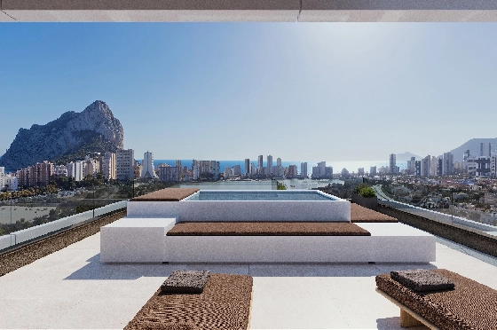 Apartment in Calpe(Calpe) zu verkaufen, Zona de estar 106 m², 3 Schlafzimmer, 2 Badezimmer, Pool, ref.: VA-EBB24-3