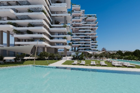 Apartment in Calpe(Calpe) zu verkaufen, Zona de estar 106 m², 3 Schlafzimmer, 2 Badezimmer, Pool, ref.: VA-EBB24-6