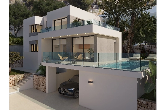 Villa in Benitachell(Cumbre del Sol) zu verkaufen, Zona de estar 165 m², Terreno 963 m², 3 Schlafzimmer, 3 Badezimmer, Pool, ref.: VA-24182-2