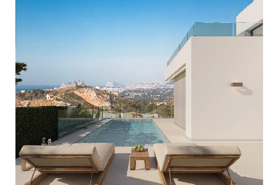 Villa in Benitachell(Cumbre del Sol) zu verkaufen, Zona de estar 165 m², Terreno 963 m², 3 Schlafzimmer, 3 Badezimmer, Pool, ref.: VA-24182-4