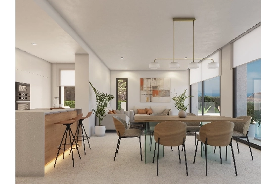 Villa in Benitachell(Cumbre del Sol) zu verkaufen, Zona de estar 165 m², Terreno 963 m², 3 Schlafzimmer, 3 Badezimmer, Pool, ref.: VA-24182-8