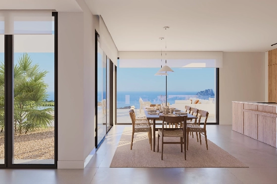 Villa in Benissa(Benissa) zu verkaufen, Zona de estar 434 m², + Fussbodenheizung, Klimaanlage, Terreno 1510 m², 4 Schlafzimmer, 6 Badezimmer, Pool, ref.: VA-24551-10