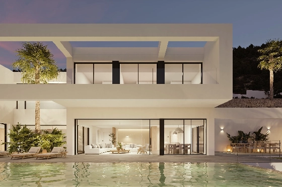 Villa in Benissa(Benissa) zu verkaufen, Zona de estar 434 m², + Fussbodenheizung, Klimaanlage, Terreno 1510 m², 4 Schlafzimmer, 6 Badezimmer, Pool, ref.: VA-24551-16
