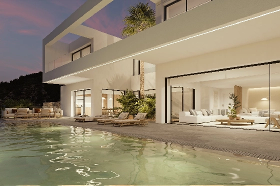 Villa in Benissa(Benissa) zu verkaufen, Zona de estar 434 m², + Fussbodenheizung, Klimaanlage, Terreno 1510 m², 4 Schlafzimmer, 6 Badezimmer, Pool, ref.: VA-24551-17