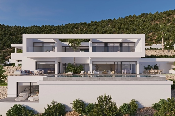 Villa in Benissa(Benissa) zu verkaufen, Zona de estar 434 m², + Fussbodenheizung, Klimaanlage, Terreno 1510 m², 4 Schlafzimmer, 6 Badezimmer, Pool, ref.: VA-24551-2