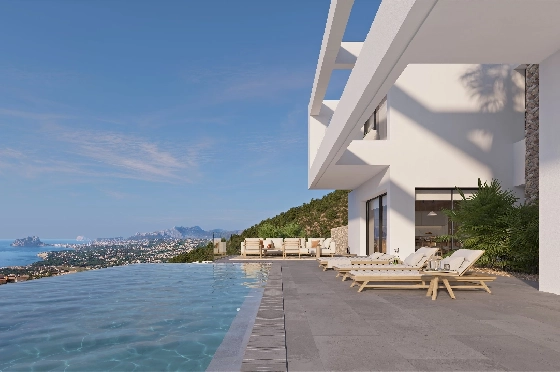Villa in Benissa(Benissa) zu verkaufen, Zona de estar 434 m², + Fussbodenheizung, Klimaanlage, Terreno 1510 m², 4 Schlafzimmer, 6 Badezimmer, Pool, ref.: VA-24551-4