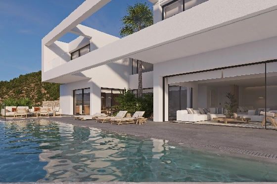 Villa in Benissa(Benissa) zu verkaufen, Zona de estar 434 m², + Fussbodenheizung, Klimaanlage, Terreno 1510 m², 4 Schlafzimmer, 6 Badezimmer, Pool, ref.: VA-24551-5