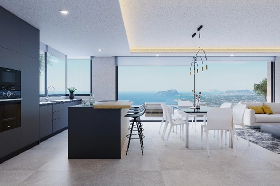 Villa in Benitachell(Cumbre del Sol) zu verkaufen, Zona de estar 239 m², + Fussbodenheizung, Klimaanlage, Terreno 1054 m², 4 Schlafzimmer, 5 Badezimmer, Pool, ref.: VA-24679-5