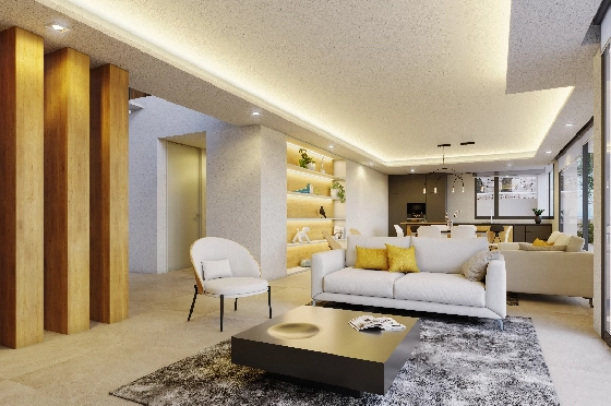 Villa in Benitachell(Cumbre del Sol) zu verkaufen, Zona de estar 239 m², + Fussbodenheizung, Klimaanlage, Terreno 1054 m², 4 Schlafzimmer, 5 Badezimmer, Pool, ref.: VA-24679-6